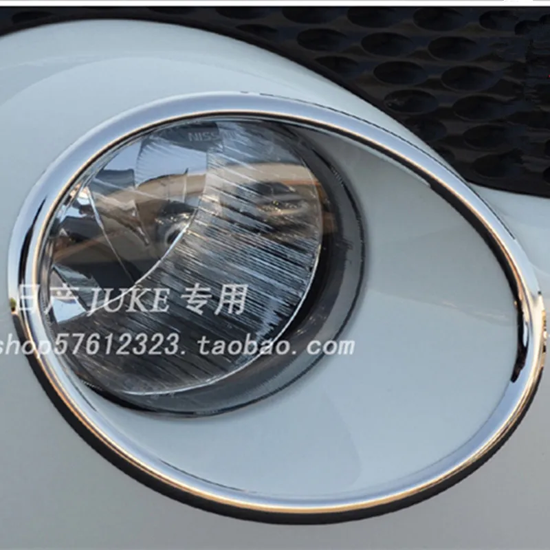 Car Headlight Ring Cover for JUKE New Chrome Head Lamp Front Bumper for Nissan Juke 2010-2014