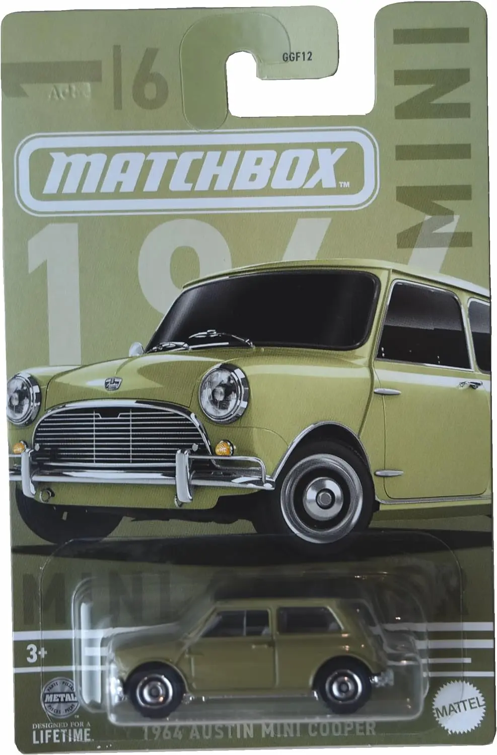 Mattel Matchbox Car Austin Mini Cooper 1/64 Diecast Toys Boys Cabrio Countryman Vehicles Models Metal Collector Birthday Gift