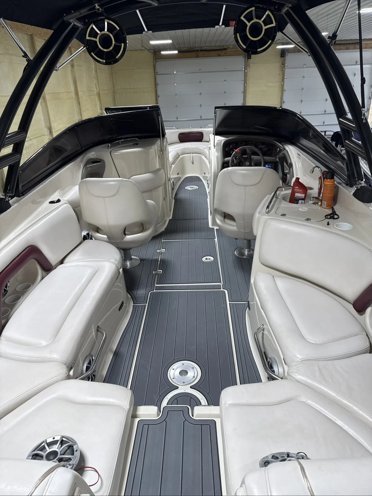 For 2003-2010 Crownline 270 BR 1/4" 6mm EVA foam Non-Slip PVC Teak Decking marine Mat seadek aqua carpet  Marine Floor