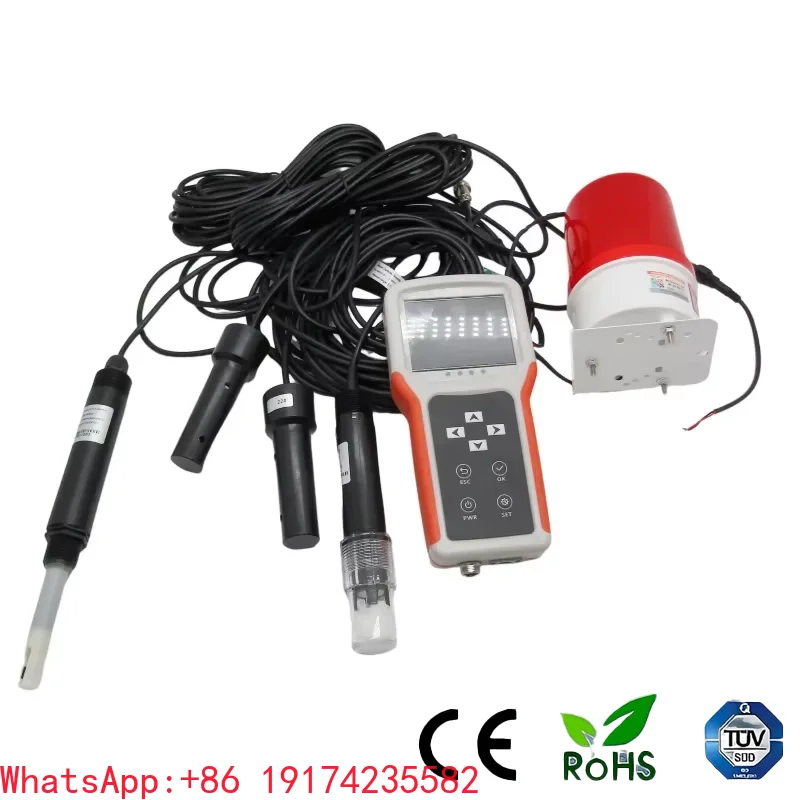 Data Logger Rechargeable Handheld Multi Parameter Water Quality Sensor Water Quality Monitor& Monitor OEM/OBM/ODM