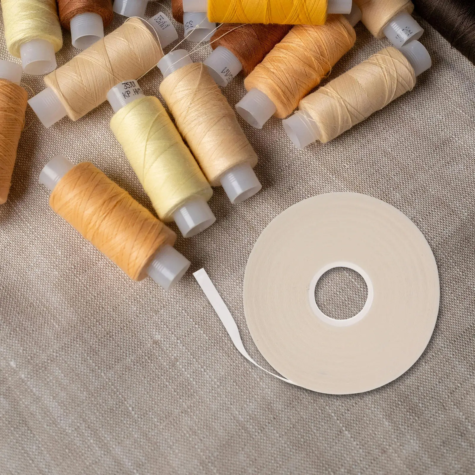 1 Roll Fabric Double-Sided Water-Soluble Tape Quilting Sewing Basting Tape Temporary Fixation Wash-Out Adhesive for Clothing