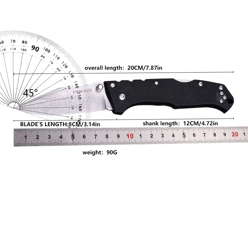Outdoor knife Multi-functional folding knife portable survival knife high hardness camping tactical knife household fruit knife