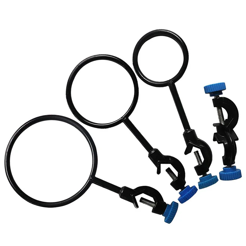 New Arrivals-Lab Stand Support Retort Ring Set And Lab Clamp Stand Holder(Set Of 4Pcs)