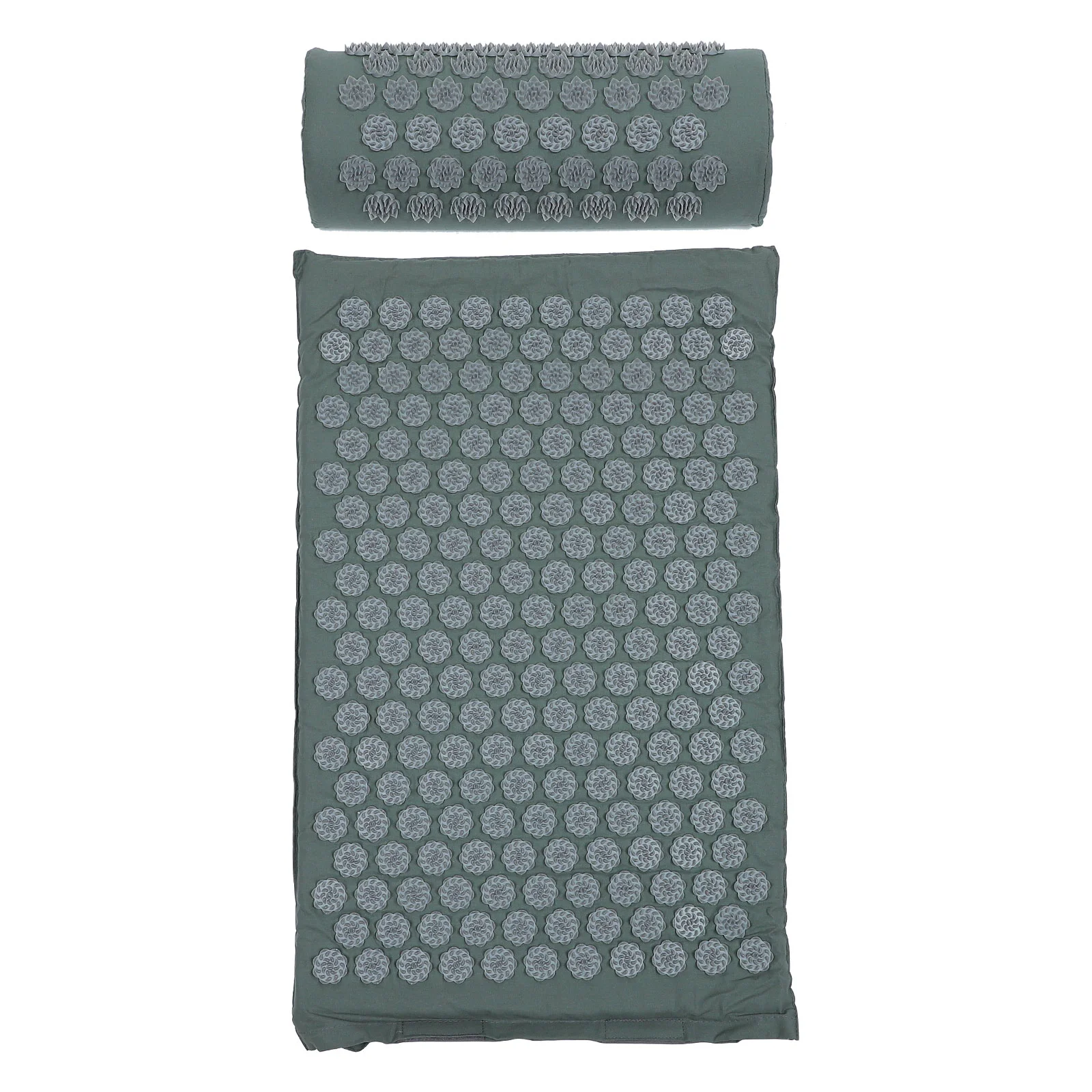 2 Pcs Sleep Aid Acupuncture Massage Cushion Pad Washable Yoga Mat Cotton Fabric