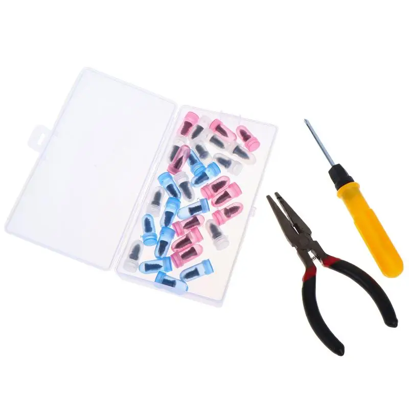 Puncture Repair Kit For Car Vacuum Tire Repair: Screws Quick Fix Self-Service Nails Flat Tires Screwdriver