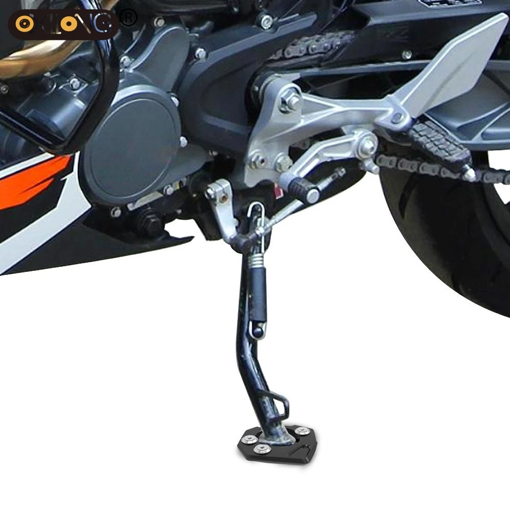 For 690 Duke / 690 DukeR 2014 2015 2016 2017 2018 2019 Motorcycle Foot Side Stand Pad Plate Kickstand Enlarger Support Extension