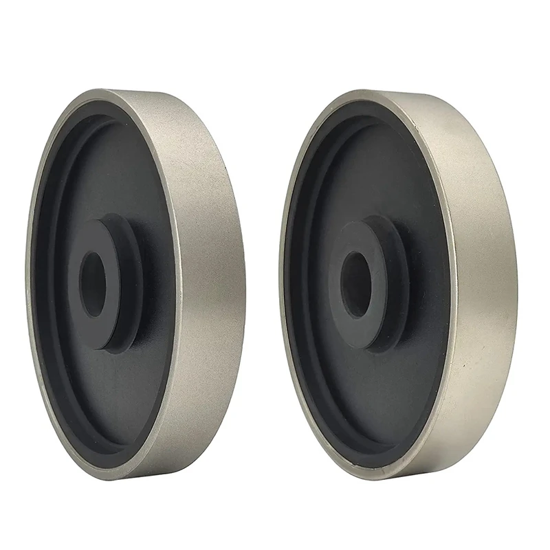 PORK-2PCS diamante lapidário jóias rebolo 6 Polegada 600 1000 grão, 1 Polegada furo de caramanchão, rebolo de diamante