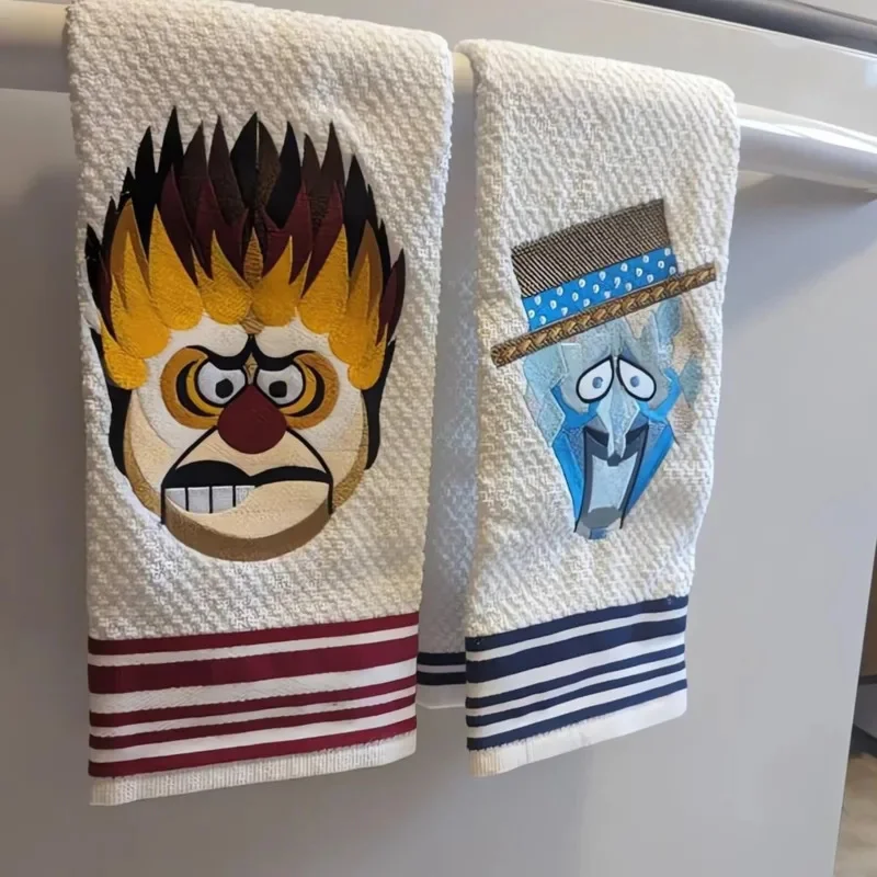 1/2PCS Heat Miser Snow Miser Christmas Towel Creative Cartoon Peripheral Soft And Comfortable Towels Children's Birthday Gift