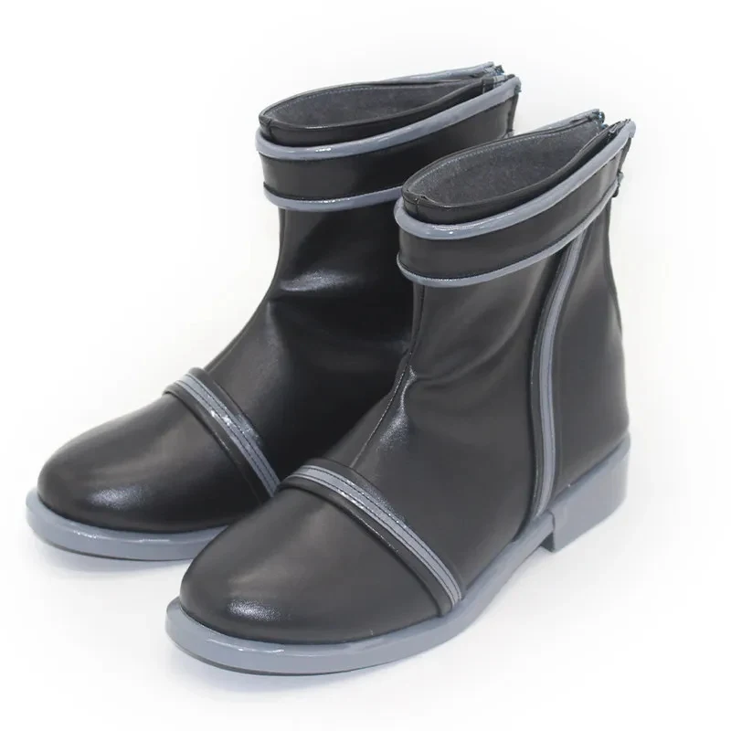 

ABC123Anime AKUTA Tamsy Caines Cosplay Shoes Black Boots Customized Men Women Halloween Party Carnival Role Play Costu5,j'8.k/4\