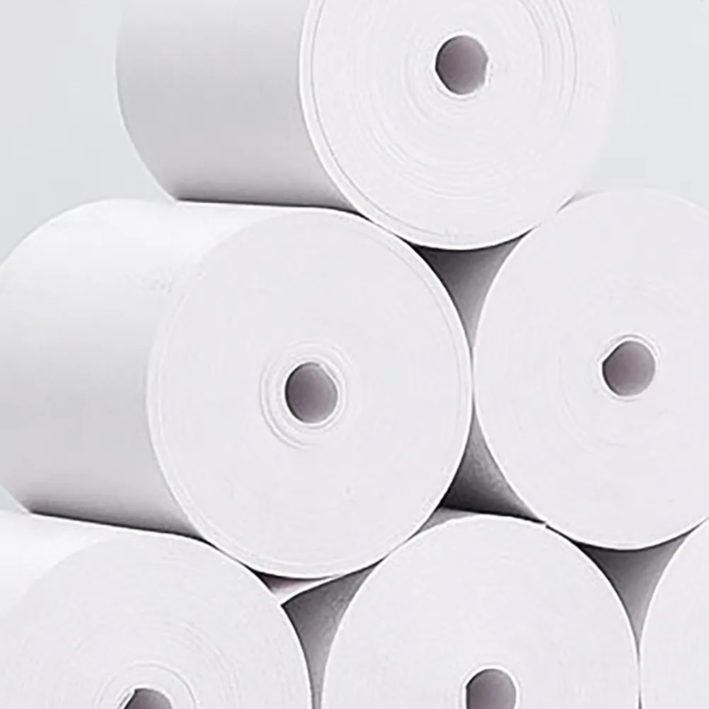 papier-thermique-pour-imprimantes-de-caisse-et-de-point-de-vente-portables-50-pieces-recus-clairs-et-lisibles-resistant-a-l'usure-alimentation-fluide-utilisation-en-supermarche