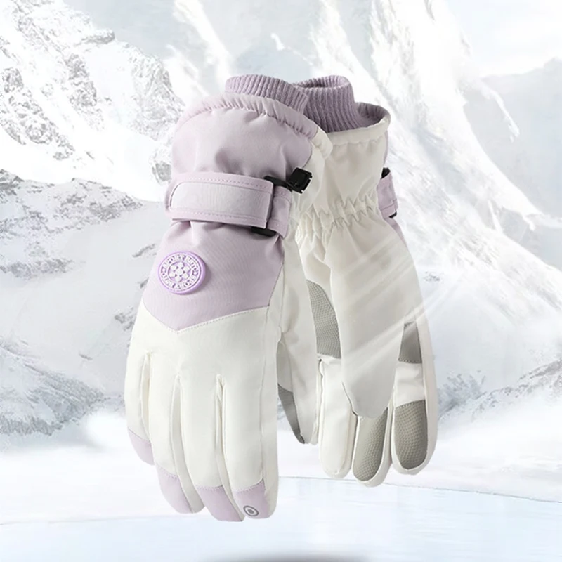 Winter Ski Snow Gloves for Men, Women, Youth | Touchscreen & Waterproof Cold Weather Hand Warming Gloves