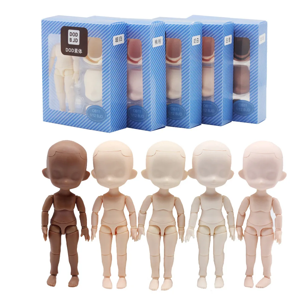 1/12 BJD Doll toys DOD body Suitable For GSC Head Ob11 11CM Doll Body Spherical Joint Toy Gifts