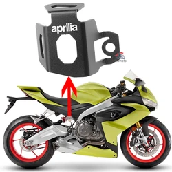 Voor Aprilia Rs660 Tuareg 660 2022 Tuareg660 2023 Cnc Achterste Remvloeistof Reservoir Beschermer Beschermer Oliebekerbescherming Accessoires