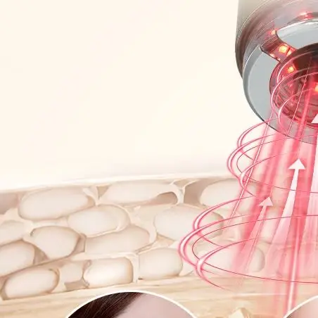 Microstroom Gezichtsmassager Huidverstrakking 4 Kleuren LED Lichttherapie Vacuüm Cupping Gezicht Lifting Apparaat Afslanken Gezicht Sucker