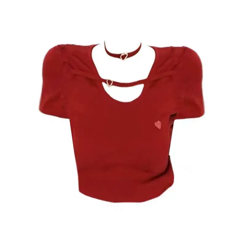 

Футболка для полных женщин с принтом в виде сердца, модная уличная одежда, облегающая, с круглым вырезом, летний топ для девушек весом до 200 фунтов