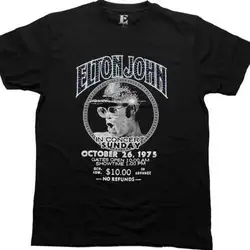 Elton John In Concert Official Tee T-Shirt Mens Unisex