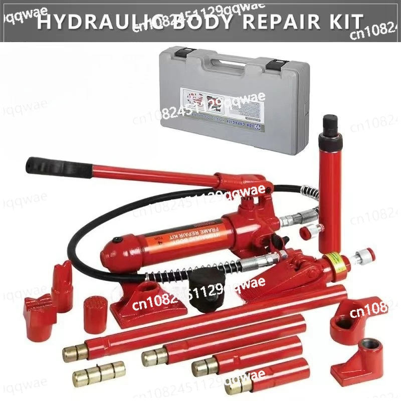 طقم الرافعة الهيدروليكية 4/10 طن تصحيح الصفائح المعدنية إطار السيارات شكل إصلاح فصل أدوات الرافعة #1