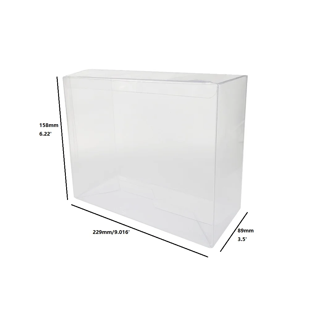 RUITROLIKER Caixa Protetor Capa de proteção transparente, compatível com 2 pacotes Yourself Series Box 5 PCS