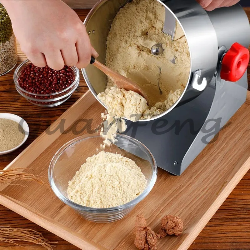 110V/220V2000g Electric Grain Grinder High Speed Swing Mill