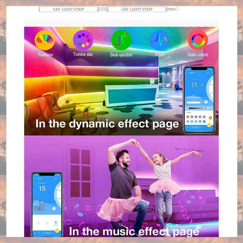 

2025 Trend 3X RGB Smart Music Bluetooth Smart Controller SP611E для WS2812B SK6812 WS2811 Адресная светодиодная лента RGB