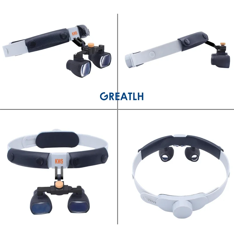 GREATLH Two Type Choices Loupe Binocular Magnifier Oblate Loupe Dental Lab Loupe for ENT Microsurgery