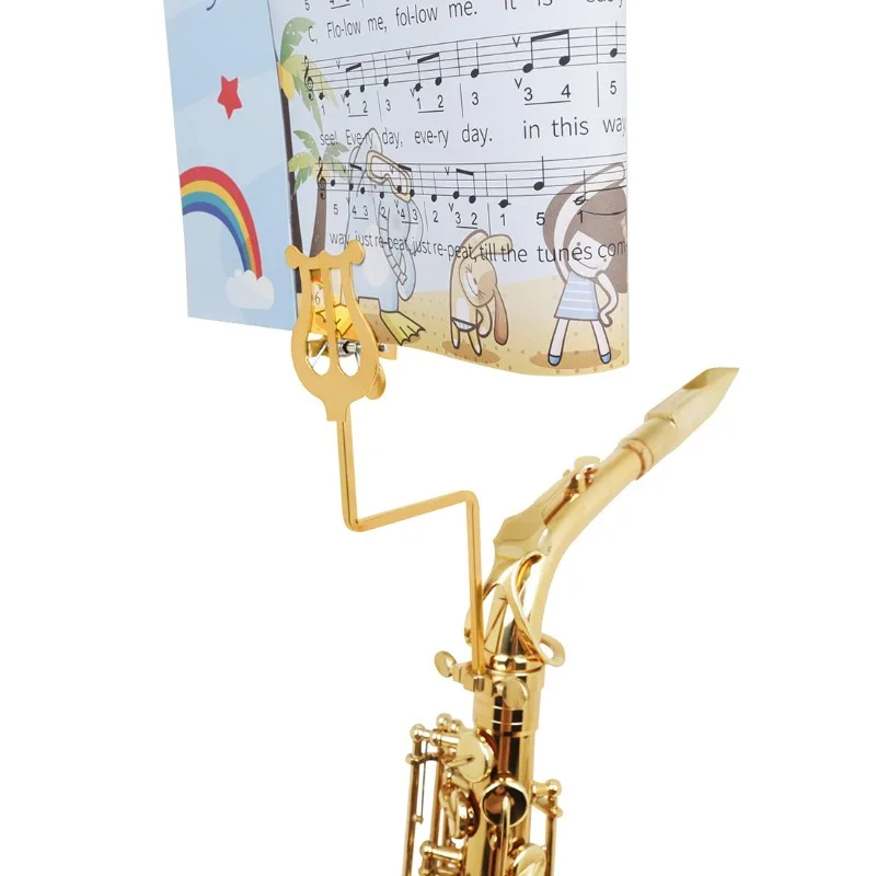 مجلد موسيقى الساكسفون المعدني ‌   مجلد موسيقى فلوت عالي الجودة وخفيف الوزن ومقاوم للصدأ وموفر للعمالة ‌   ملحق الآلات الموسيقية