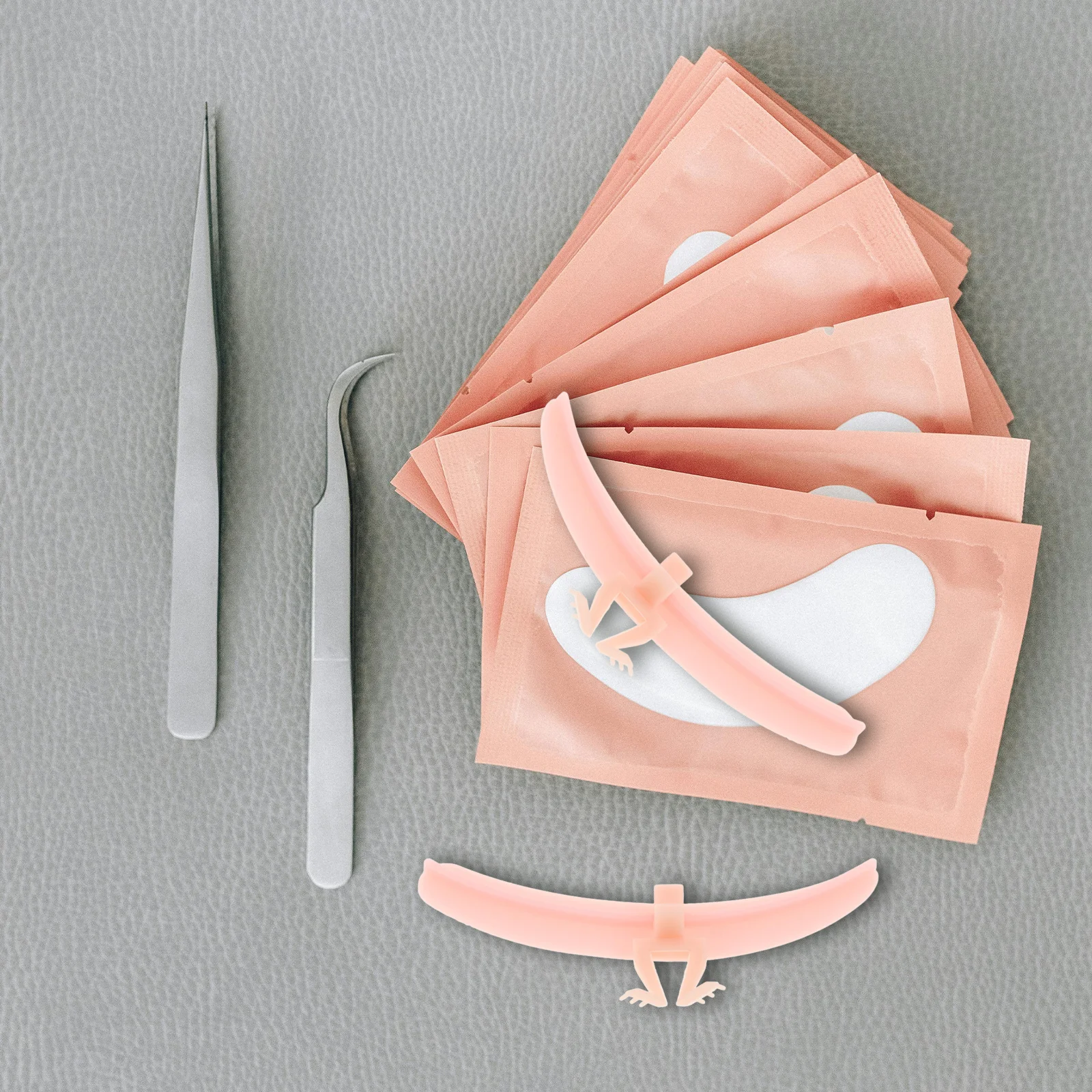 1 ensemble d'outils d'extension de cils, ensemble de séparateurs de faux cils professionnels, auxiliaire de greffage de couleur élégante pour les cils sans grappes