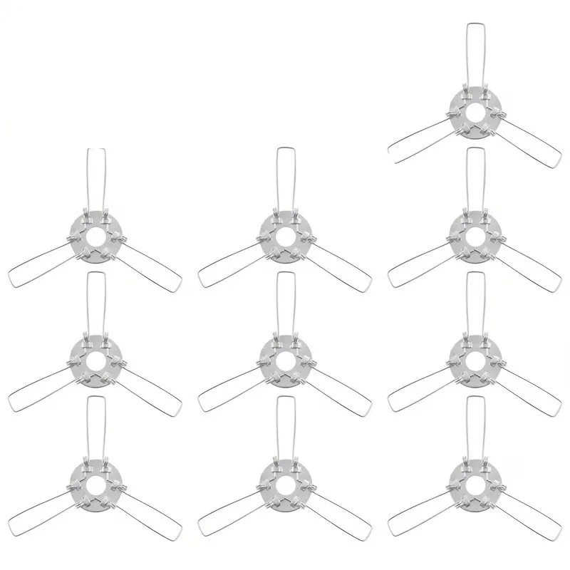 29 pcs 120mm-Fork Lamp Spring Clips, 3-Fork Stable Design for Home Lighting Installation, Multipurpose