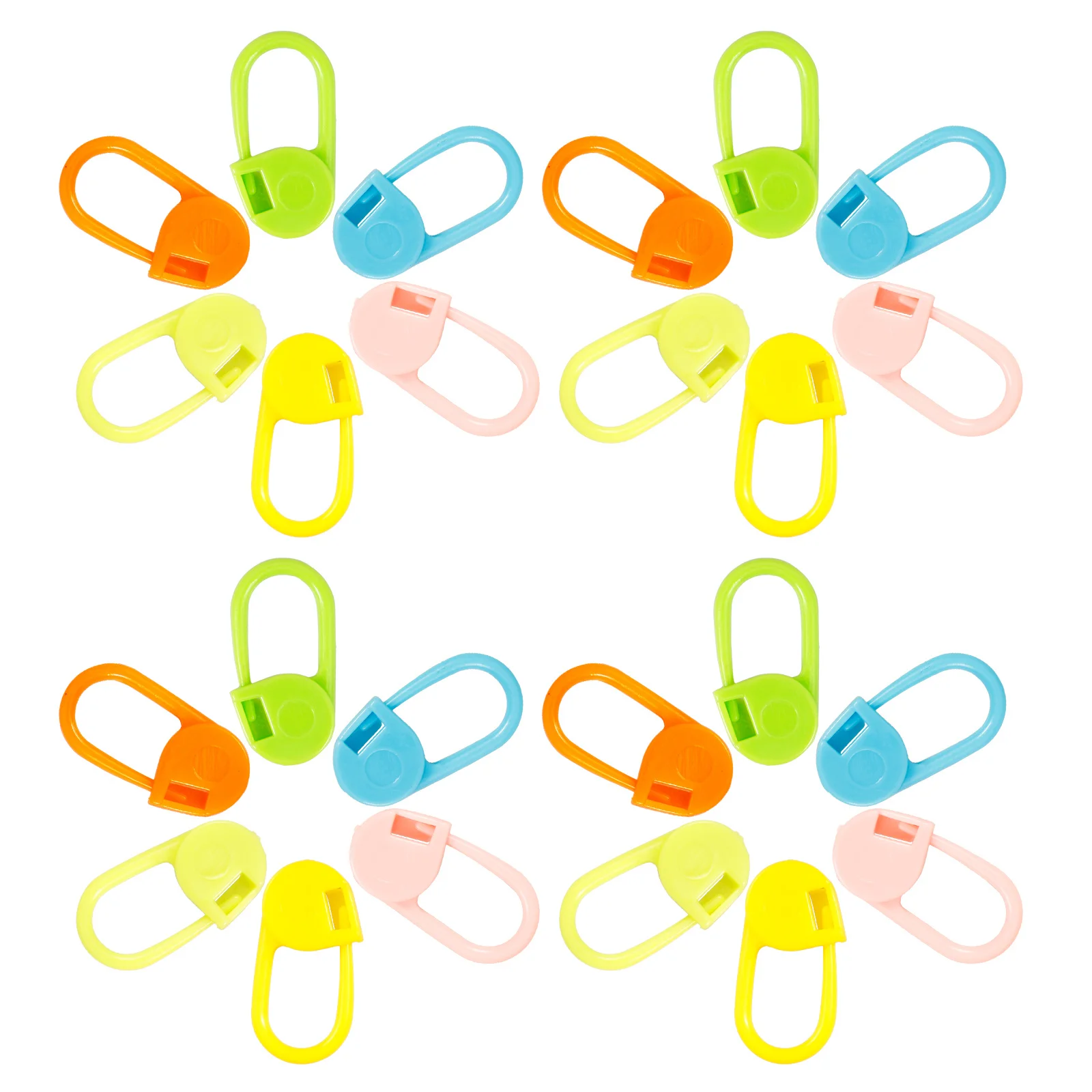 100 قطعة علامات الغرزة للحياكة حلقات ملونة متينة سهلة الاستخدام للحياكة والحرف اليدوية علامات غرزة الكروشيه #2