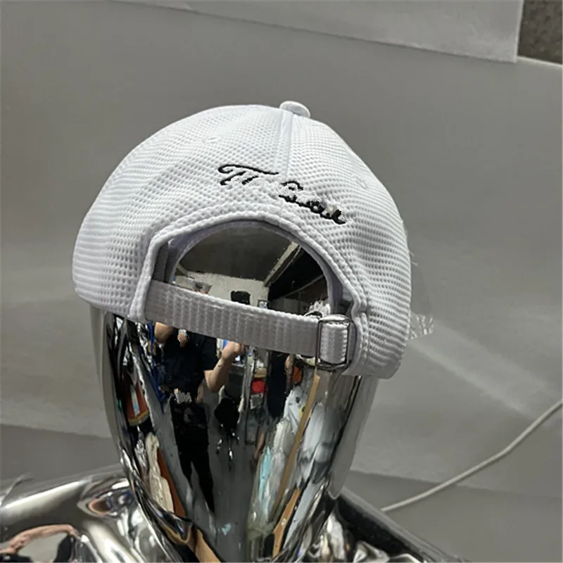 Golf Caps Adjustable Hats Outdoor Sport Duckbill Cap For Men Women breathable Sun Hat Cotton Embroidery Black White Golf Hat