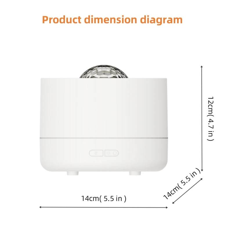 Colorful Flame Aromatherapy Machine Essential Oil Bedroom Atmosphere Light USB Plug in Starry Sky Projection Light Humidifier