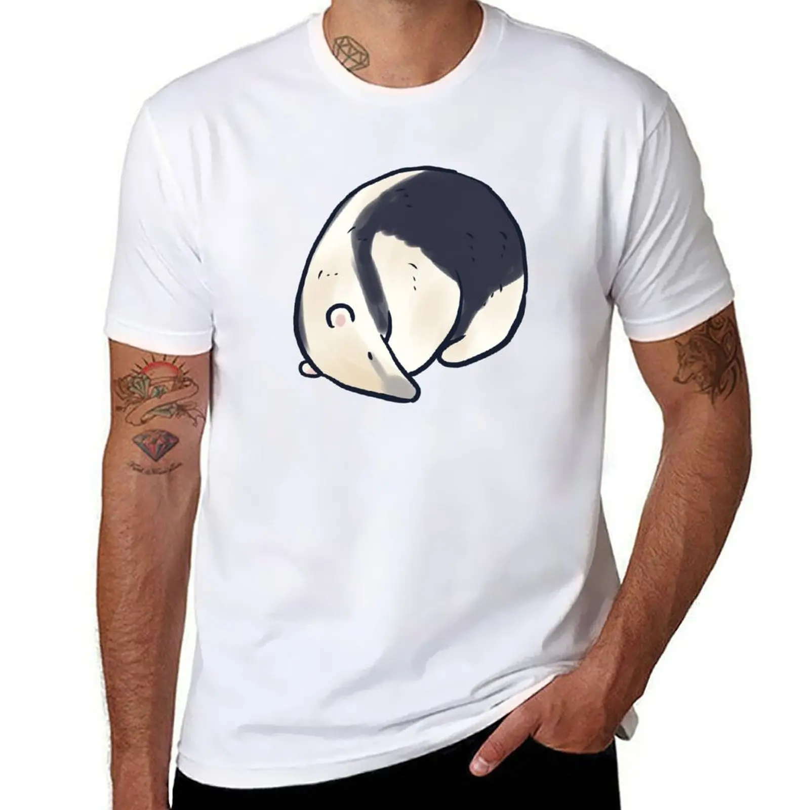 

Cute tamandua art T-Shirt t shirts with prints man graphic t shirt t shirts cotton 100% T-Shirt