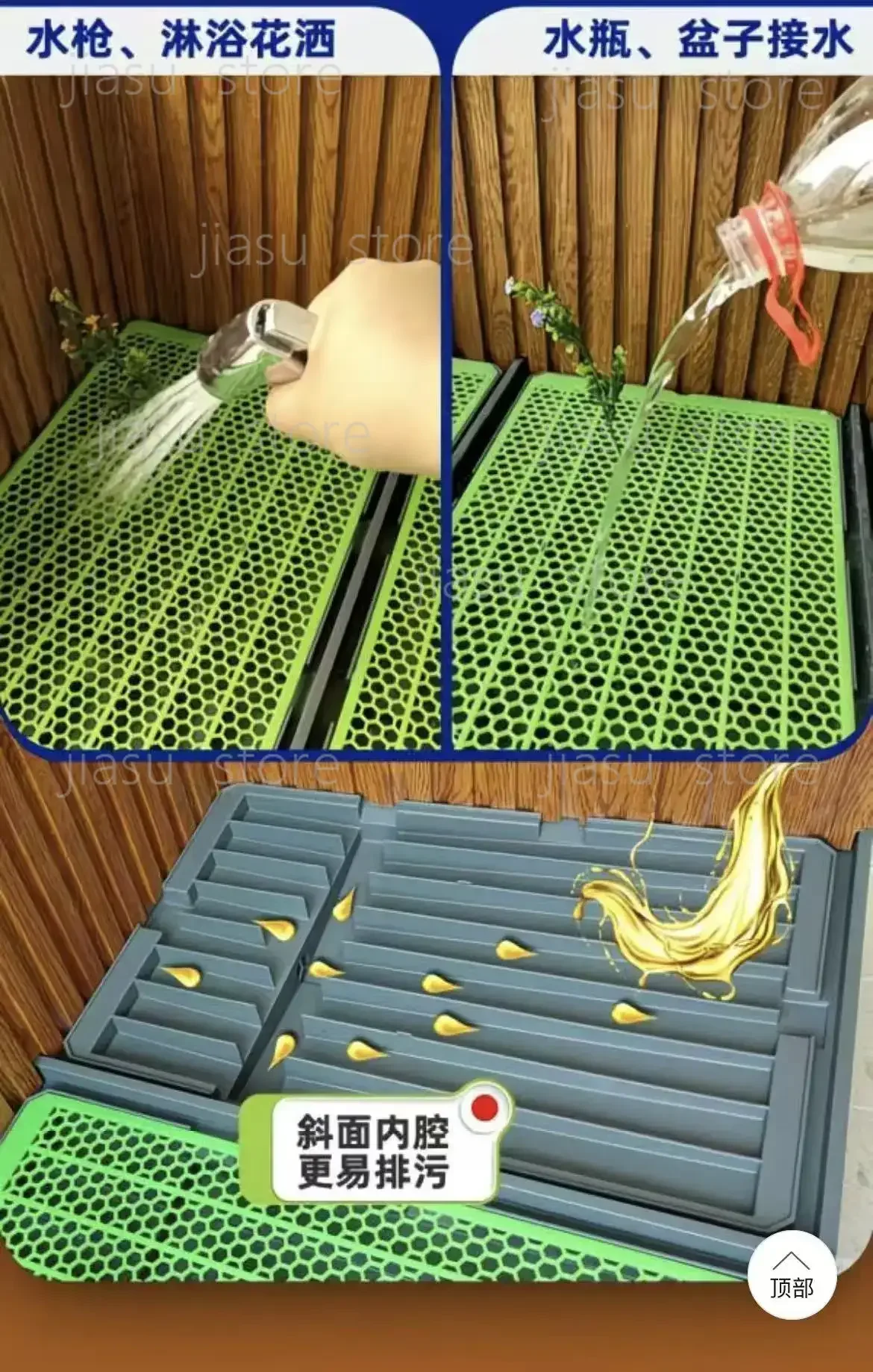 Flush Dog Toilet Direct Drainage System Dog Toilet Training Walls Pet Potty Indoor with Drain Pets Urinal Large Medium Supplies
