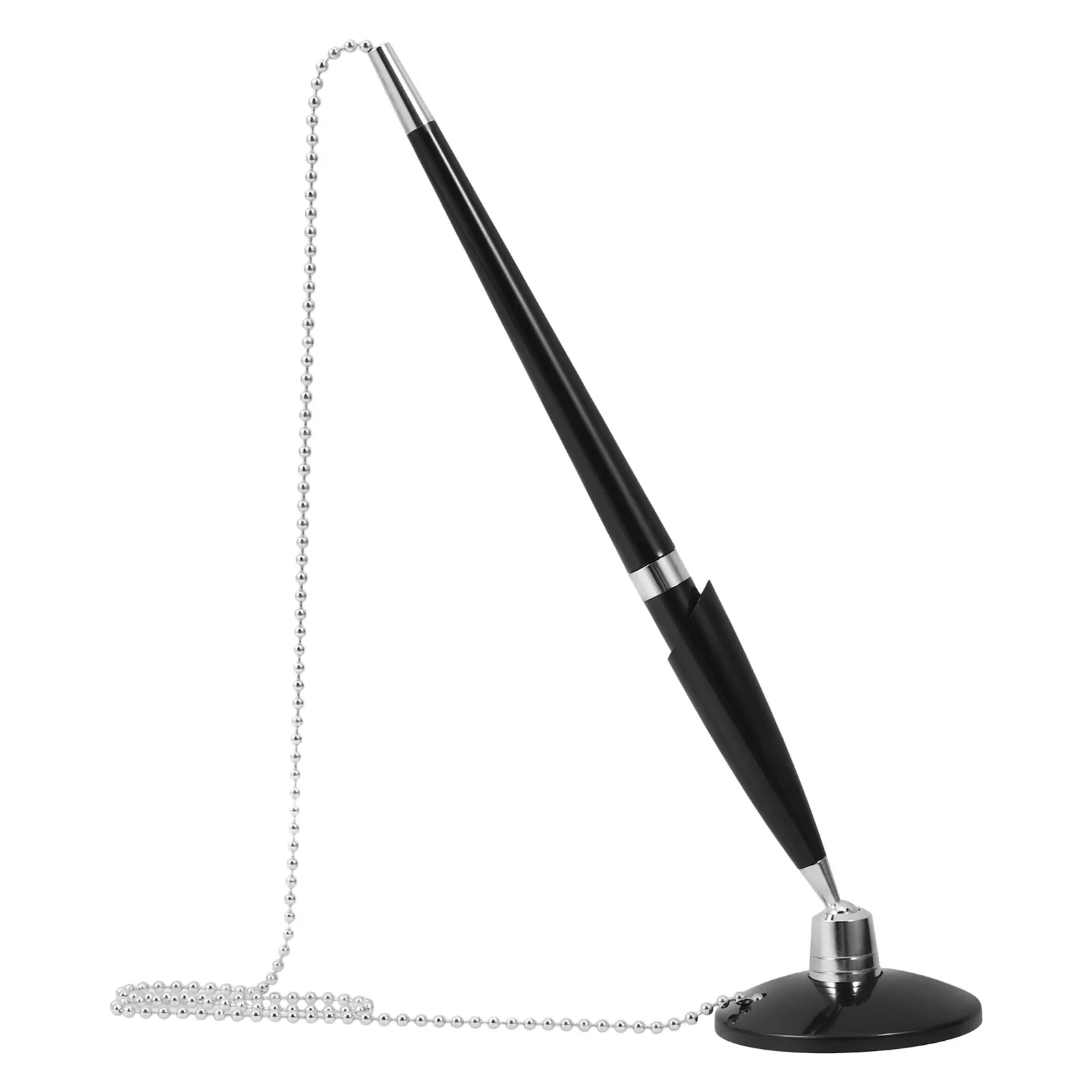 Desk Pen with Chain Office Desktop Pens Chains Adhesive Accessories
