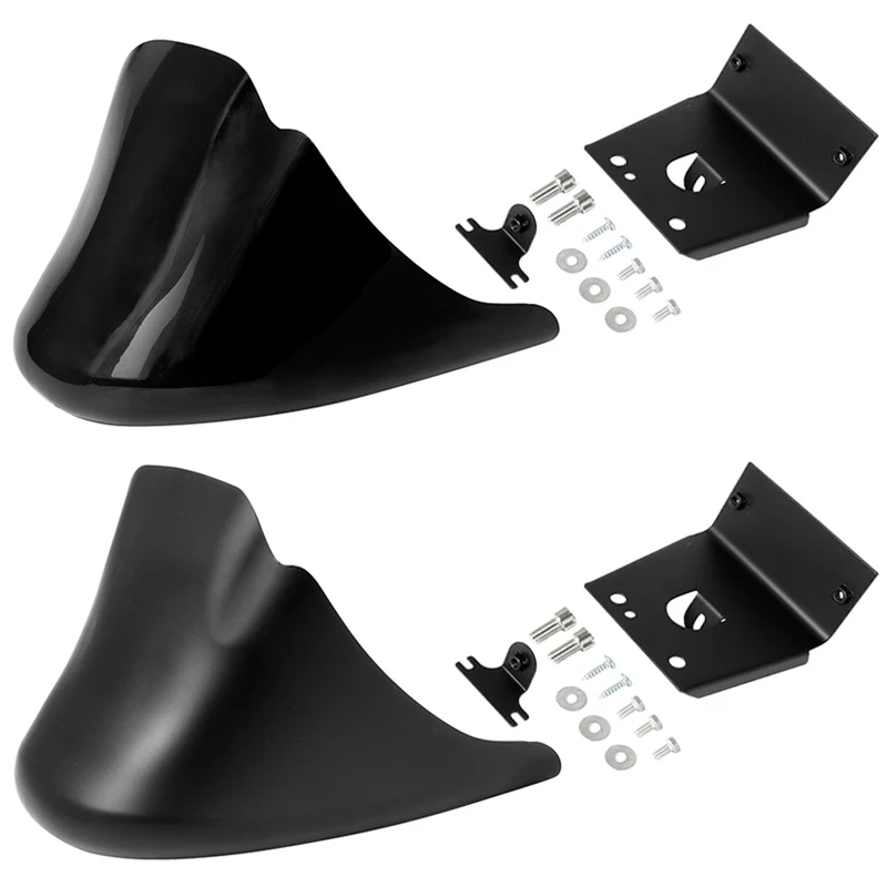 1 Set Motorcycle Front Bottom Spoiler Mudguard ABS Lower Air Dam Protector For Harley Sportster XL 883 Gloss/Matte Black