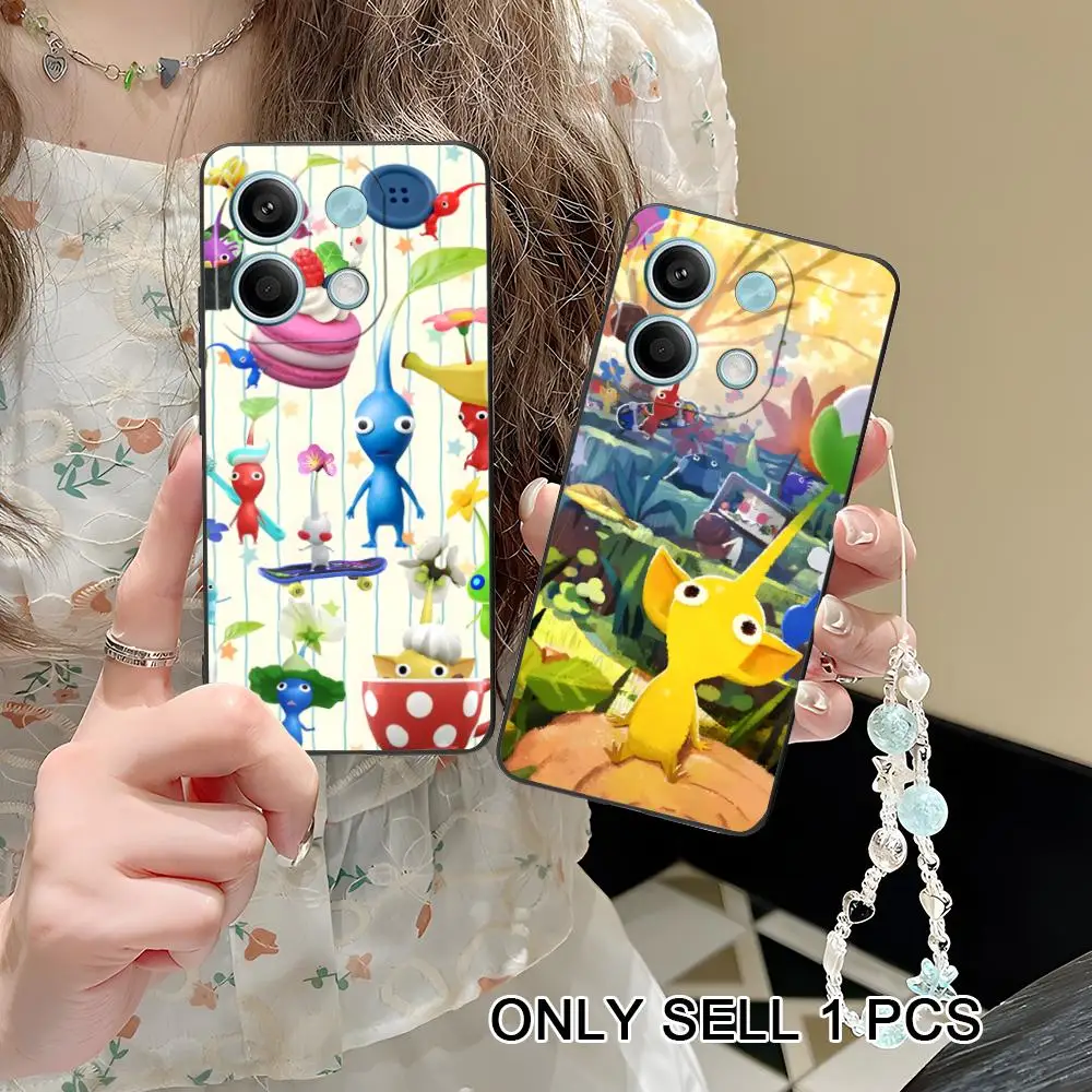 Game Pikmin Bloom Phone Case for POCO M7 M6 M5 M4 M3 X8 X7 X6 X5 X4 X3 Pro GT 5G Soft TPU Shockproof Cover
