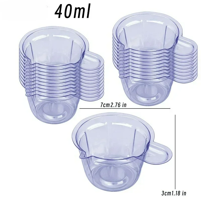40ml 60ml Einwegbecher-Spender DIY Silikonharzform Schmuckherstellung Klare Mischbecher für Malerei Handwerk Handgemachter Behälter – Detail 10