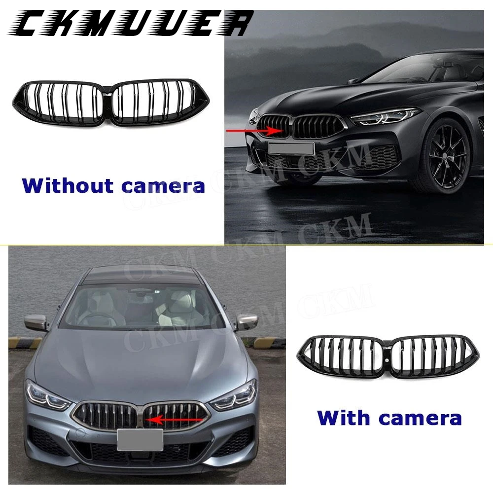 

Черная гоночная решетка из АБС-пластика, сетчатая решетка переднего бампера для BMW 8 серии G14 G15 G16 2019+, аксессуары для автомобильного бампера, комплекты кузова