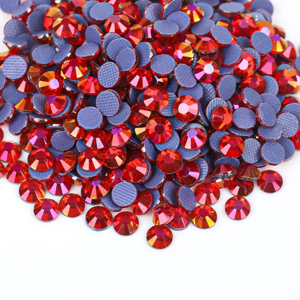 Light Series SS6-SS30 Hotfix Rhinestones Glass Iron On Crystal for DIY Dress Diamond Flatback Hot Fix Rhinestone Strass стразы