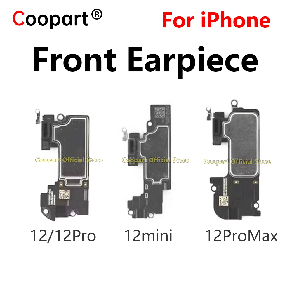 Coopart New Front Earpiece For iPhone 12 Mini Pro Max EarPhone Ear Speaker Replacement Receiver Parts