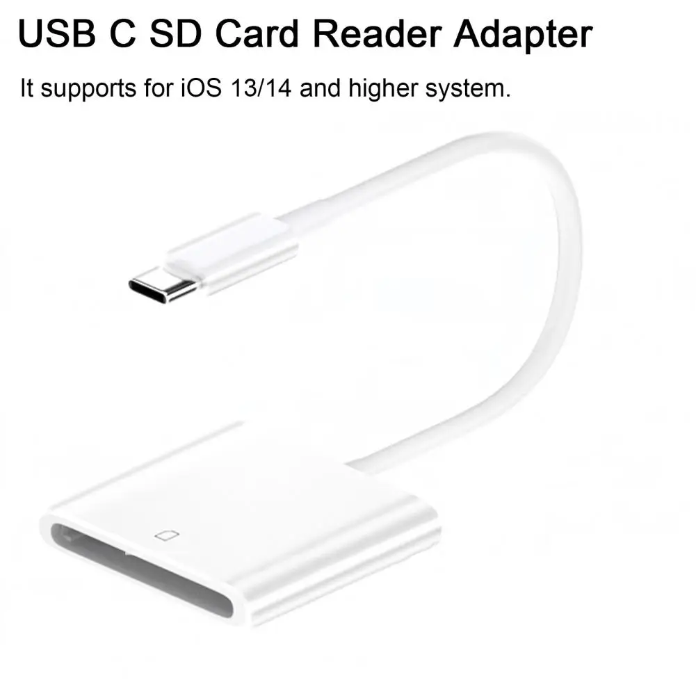Unique USB Card Reader No Driver Required SD Card Reader High-speed Type-C to SD Card Reader  Converter