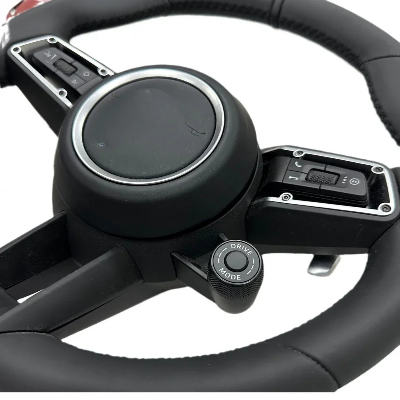 For Porsche Panamera (2010-2016) Non-Destructive Modification Carbon Fiber Steering Wheel with Knob
