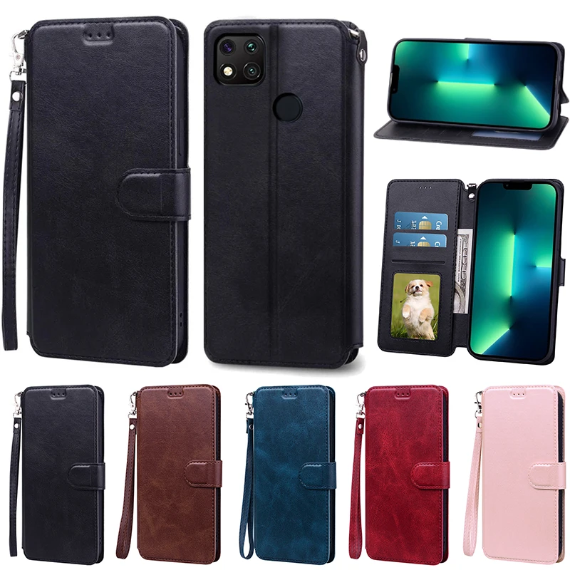 Чехол для Xiaomi Redmi 9C, милый модный кожаный чехол-бумажник с откидной крышкой для Xiaomi Redmi 9C, redredmi9c, оболочка 6,53 дюйма, магнитные чехлы-бамперы