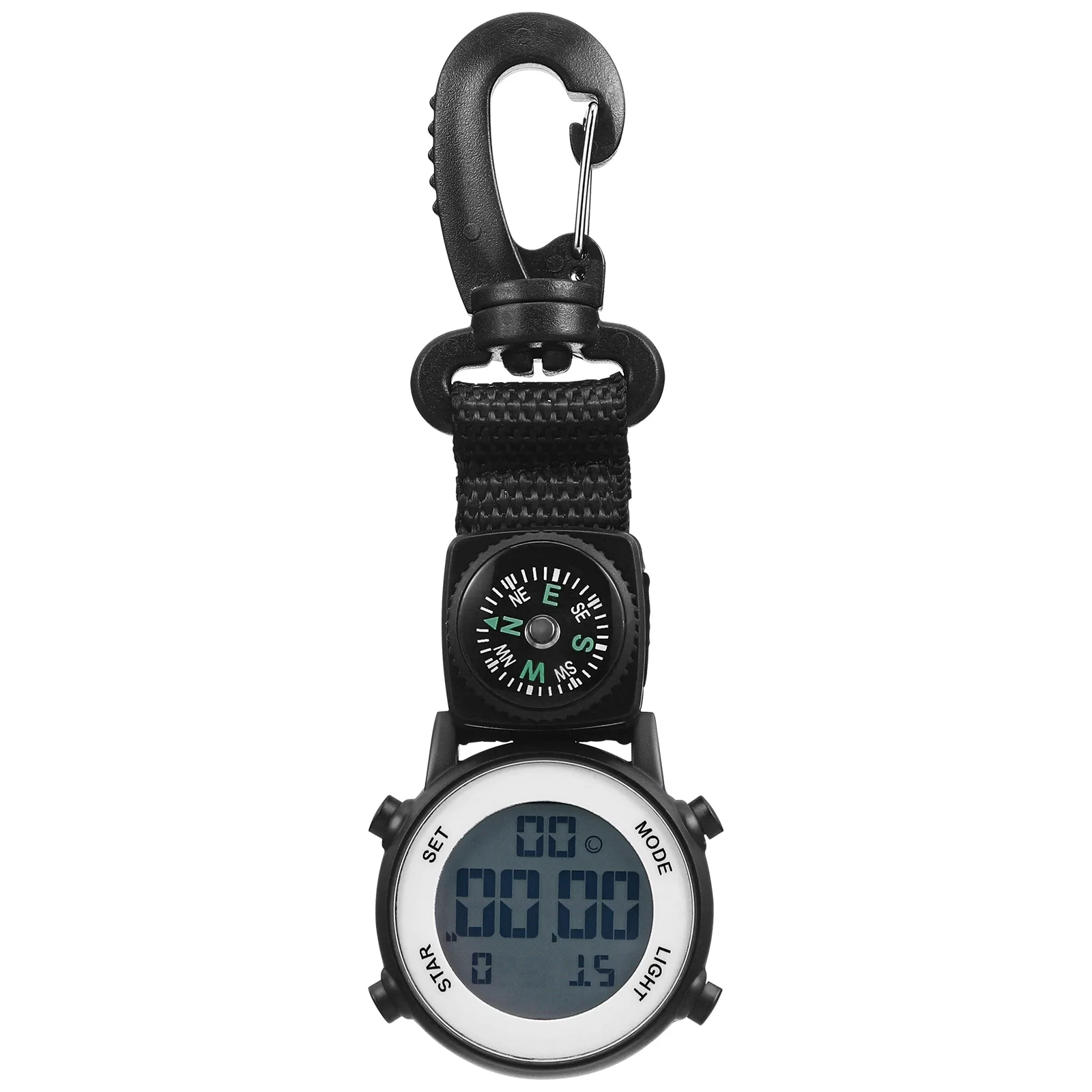

Electronic Hanging Watch Clip Zinc Alloy Durable Outdoor Watches for Men Travel Hiking Climbing Camping Precise