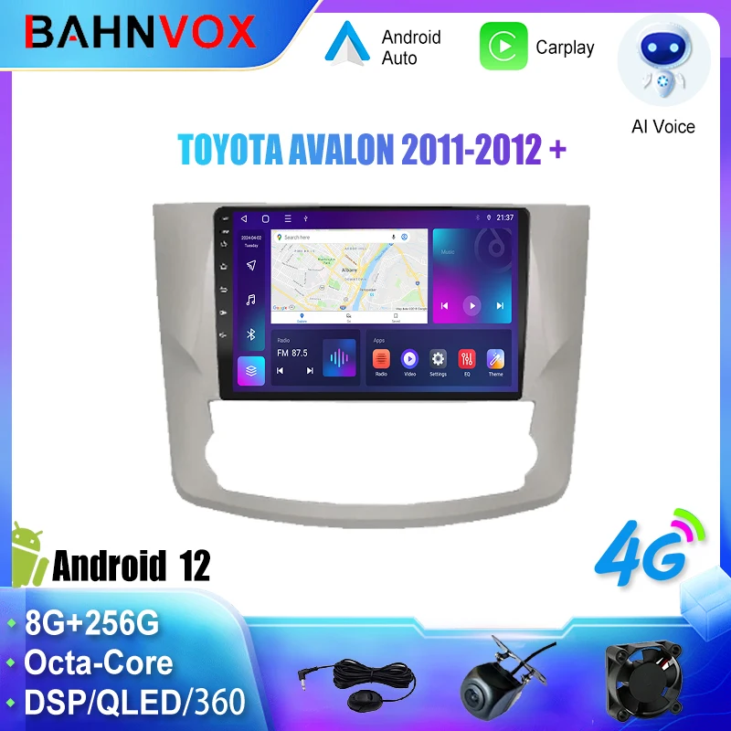 

9'' Android 12.0 Car Radio for TOYOTA AVALON 2011-2012 GPS Navigation Multimedia Player Carplay Stereo Head Unit