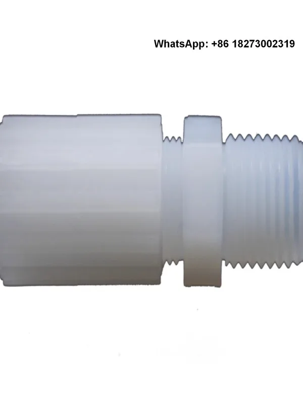 RAYSAN PFA connector external tooth direct NPT tooth acid resistant high-purity PFA flared through MC external wire connector