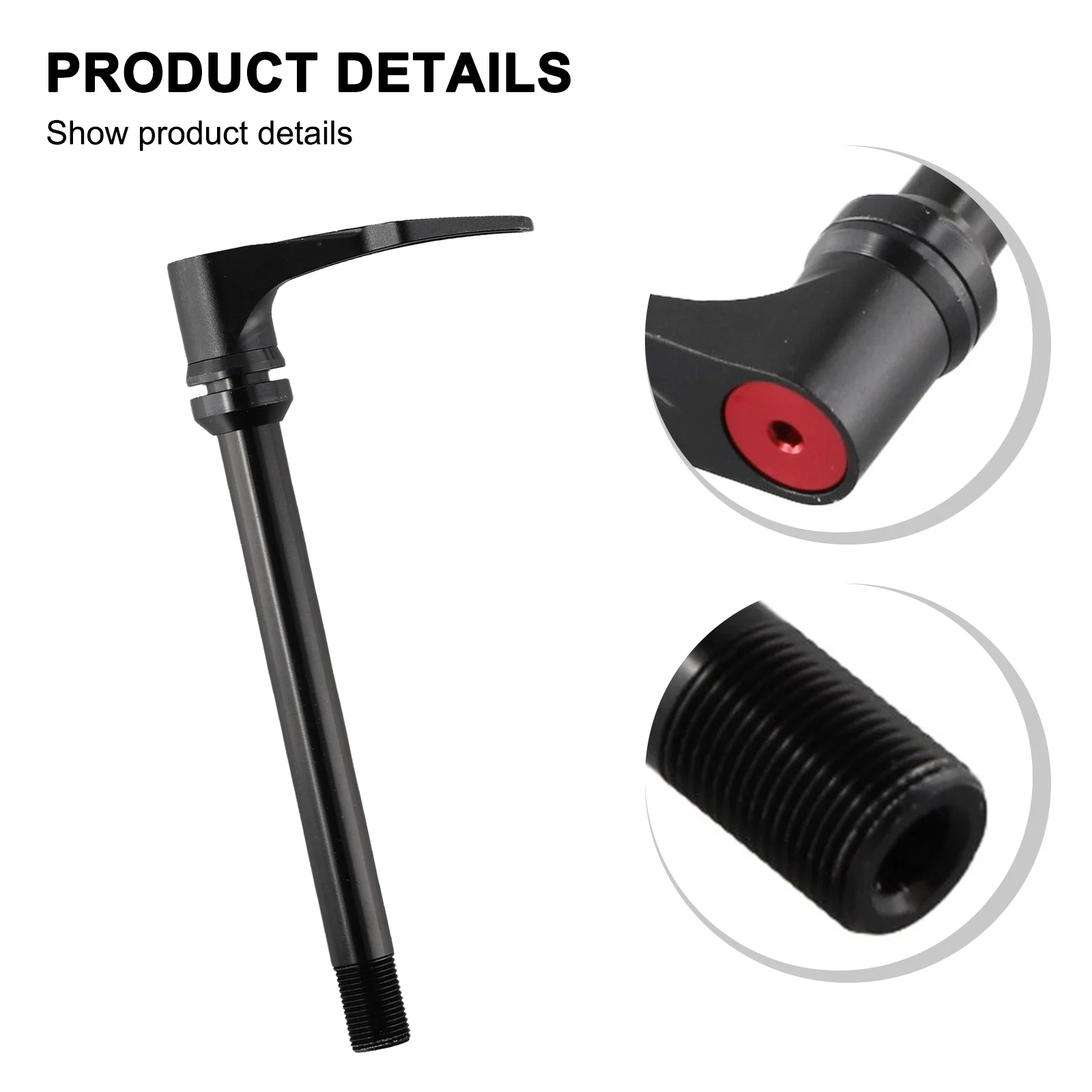 

Bike Bicycle Thru Axle Lever 100/142/148x12mm Suitable for Boost BMC For Cube For SWORKS Models Aluminum Alloy
