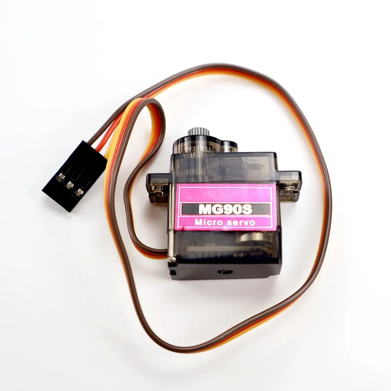 6/12 unidades MG90S 180/360 graus servo metal engrenagem digital 9g servo para helicóptero RC avião barco carro robô RC