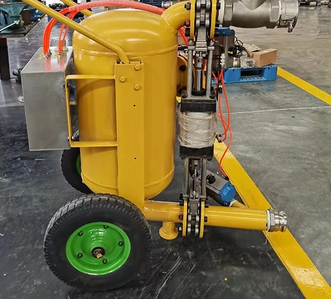 Portable QYF10-20 Pneumatic Dredging Vacuum Sewage Pump With Stable Performance Mining Use Vacuum Sewage Suction Pump Vehicle