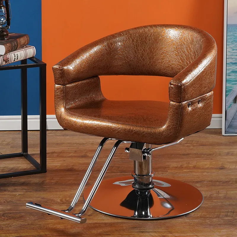 Swivel Styling Hair Waiting Barber Chair Professional Reclining Barber Chair Working Cadeira Ergonomica Hair Salon Furniture